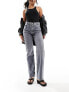 Фото #1 товара Calvin Klein Jeans high rise straight jean in grey