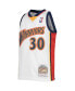 Фото #2 товара Big Boys Stephen Curry White Golden State Warriors 2009-10 Hardwood Classics Swingman Jersey