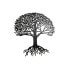 Фото #1 товара Настенный декор Home ESPRIT Чёрный Дерево Колониальный 80 x 1 x 80 cm