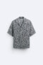 Openwork textured shirt