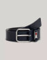 Tommy Jeans Leather Plaque Belt in Blue Синий, 105 см - фото #1