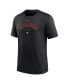 Фото #3 товара Men's Heather Black San Francisco Giants Authentic Collection Early Work Tri-Blend Performance T-shirt