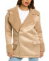 Pascale La Mode Sherpa Jacket Women's Brown Xs