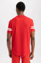 Erkek T-shirt Kırmızı A1995ax/rd296