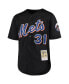 ფოტო #2 პროდუქტის Big Boys Mike Piazza Black New York Mets Cooperstown Collection Mesh Batting Practice Jersey
