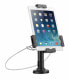 Manhattan iPad & Tablet Desk Stand - Lockable - Wall Mountable - Secure Anti-Theft - 7.9" to 10.5" tablets - 360° Rotation - +/- 70° Tilt - 330° Swivel - Black - Lifetime Warranty - Retail Boxed - Tablet/UMPC - Passive holder - Desk - Black