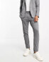 Jack & Jones Premium slim fit jersey suit jacket with slim trouser in dark grey melange