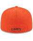 Men's Black/Orange San Francisco Giants Gameday Sideswipe 59Fifty Fitted Hat