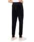 Фото #2 товара Women's Velour Drawstring-Waist Jogger Pants