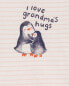 Фото #2 товара Baby Penguin Grandma's Hugs Long-Sleeve Bodysuit NB