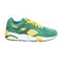 Фото #1 товара Puma R698 Super Lace Up With Accessory Mens Green Sneakers Casual Shoes 3886580