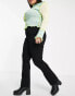 Фото #4 товара Noisy May Curve Sallie high waisted flared jeans in black