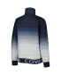 Фото #2 товара Women's Navy, Silver Dallas Cowboys Color Block Full-Zip Puffer Jacket