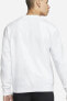 Фото #2 товара Sportswear 3D Swoosh Graphic Fleece Crew Sweatshirt Polarlı Sweatshirt Beyaz