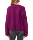 ფოტო #2 პროდუქტის Women's Crew Neck Raglan Wide-Sleeve Sweater