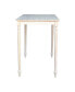 Фото #3 товара Solid Wood Top Table - Turned Legs