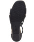 ფოტო #5 პროდუქტის Women's Kyarra Joy Ankle-Strap Woven Wedge Sandals