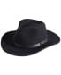 Фото #1 товара Men's Outback Packable Water-Repellent Wool Felt Hat with Faux-Leather Band