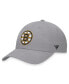 Men's Gray Boston Bruins Extra Time Adjustable Hat