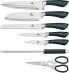 Berlinger Haus Zestaw noży 8 częściowy na stojaku Metallic Line Aquamarine Edition BH/2415