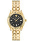 ფოტო #1 პროდუქტის Women's Swiss Greca Time Gold Ion Plated Bracelet Watch 35mm