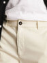 ASOS DESIGN skinny chino shorts in mid length in beige