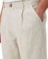 ფოტო #3 პროდუქტის Men's Linen Pleat Pants