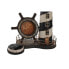 Фото #3 товара Настольные часы DKD Home Decor 25.5 x 14 x 32.5 cm Красный Чёрный Металл Vintage маяк (2 штук)