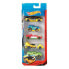 Set of 5 Cars Hot Wheels 1806 Multicolour Orange