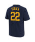 ფოტო #2 პროდუქტის Big Boys and Girls Christian Yelich Navy Milwaukee Brewers Home Player Name Number T-Shirt