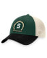 ფოტო #1 პროდუქტის Men's Green Michigan State Spartans Refined Trucker Adjustable Hat