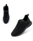 Фото #4 товара Mens Knit Fashion Sneakers Lightweight Athletic Walking Tennis Shoes