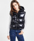 ფოტო #1 პროდუქტის Women's Highland Hooded Water-Resistant Puffer Vest