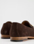 Фото #4 товара Walk London Terry Snaffle loafers in brown suede