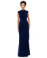 Фото #1 товара Women's Ruched Draped Gown