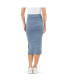 Maternity Dani Knit Skirt denim marle, Small - фото #3