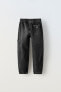 Denim cargo jogger trousers