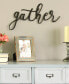 Stratton Home Decor Black "gather" Script Wall Decor