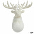 Фото #1 товара Новогоднее украшение Северный олень Белый Пластик Пурпурин 14 x 15,5 x 7 cm (24 штук)