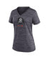 ფოტო #2 პროდუქტის Women's Black Baltimore Orioles City Connect Velocity Practice Performance V-Neck T-shirt