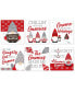 Фото #1 товара Christmas Gnomes - Funny Holiday Party Decorations - Drink Coasters - Set of 6