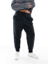 Under Armour Plus Rival fleece joggers in black