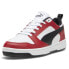Фото #2 товара Puma Rebound V6 Low Lace Up Mens White Sneakers Casual Shoes 39232817