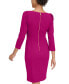 Фото #4 товара Women's 3/4-Sleeve Sheath Dress