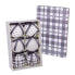 Ёлочные шарики Белый Серый бумага Polyfoam 7,5 x 7,5 x 7,5 cm (6 штук)