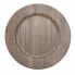 Фото #1 товара Мелкая тарелка Versa Коричневый Бамбук полипропилен (33 x 33 cm)