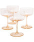 Stackable Coupe Glasses, Set of 4, Created For Macy's