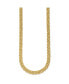 18k Yellow Gold Textured Byzantine Necklace