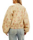 ფოტო #2 პროდუქტის Women's Cotton Rory Rose-Print Bomber