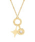 Фото #1 товара brook & york crystal 14K Gold-Plated Emily Charm and Necklace Set